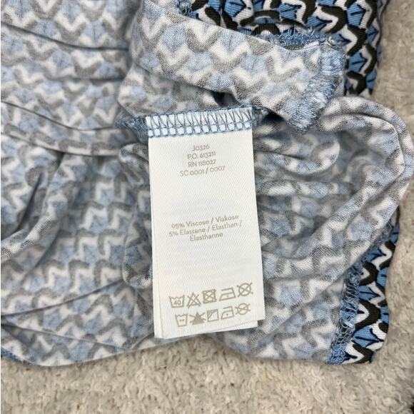 Boden Stretchy Viscose Dress Size 6 Petite Pockets geometric Pattern - Picture 6 of 6